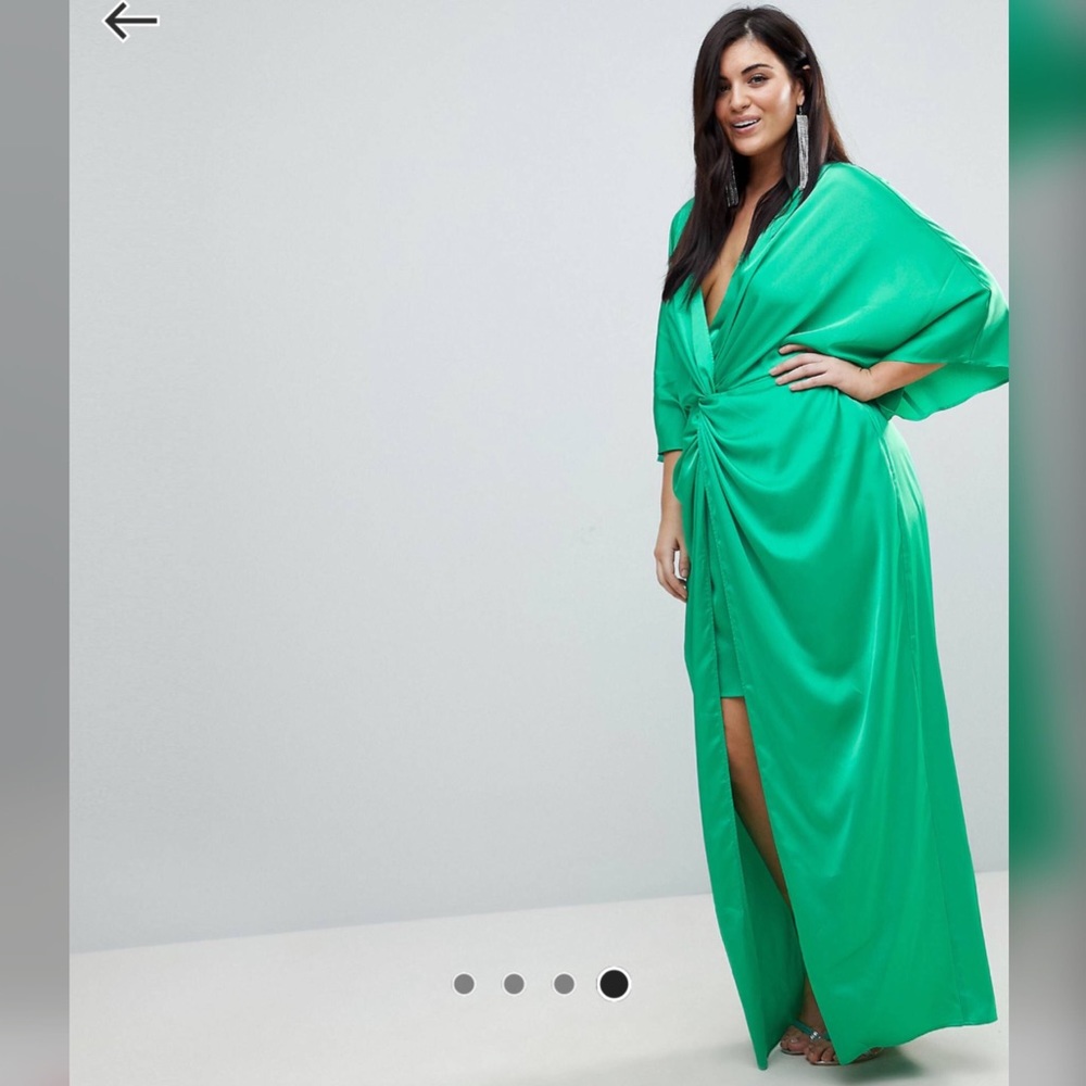 Kimono Twist Front Maxi